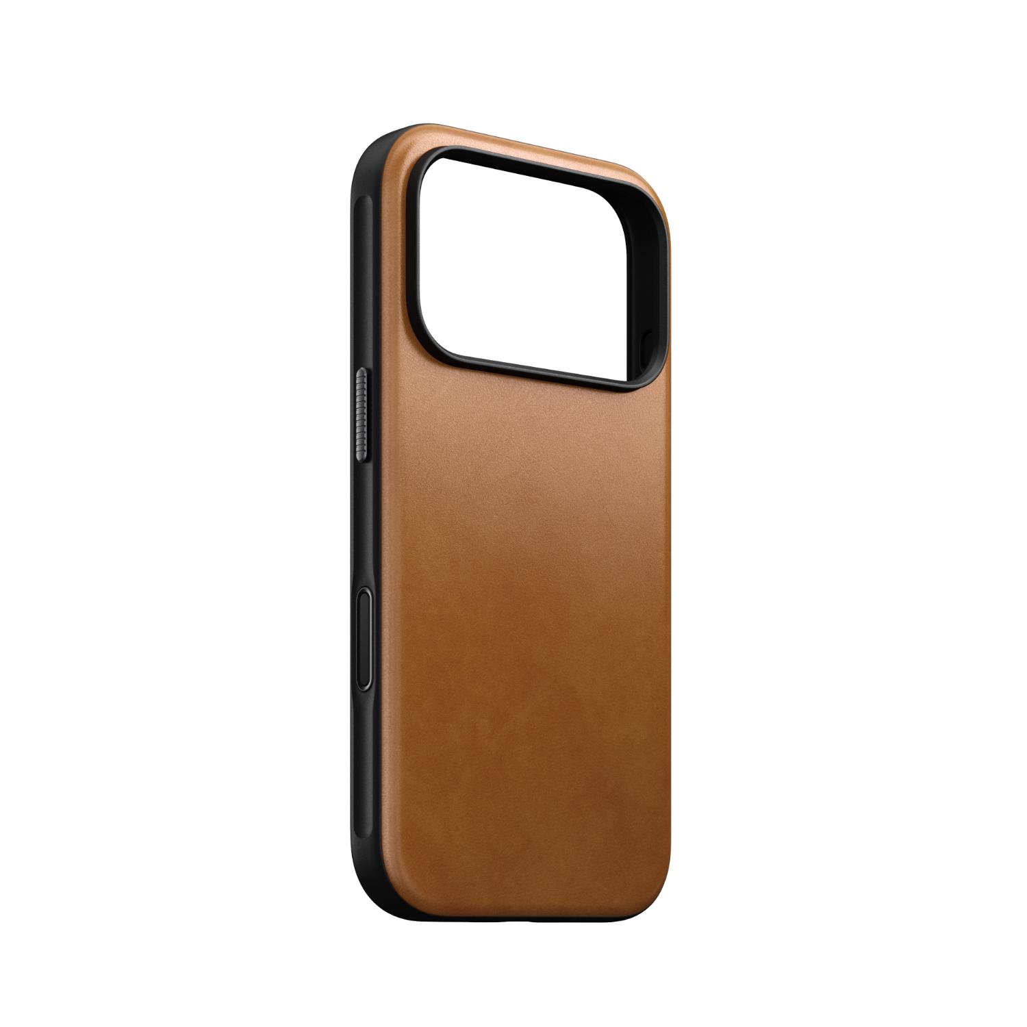 NOMAD Mag Modern Leather Case - Apple iPhone 18 Pro / 17 Pro - Tan - Image 14