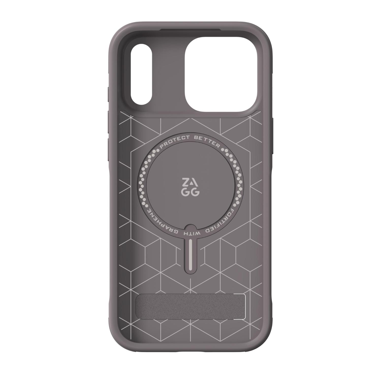 ZAGG Sedona Snap Case With Kickstand - Apple iPhone 18 Pro Max / 17 Pro Max - Grey - Image 2