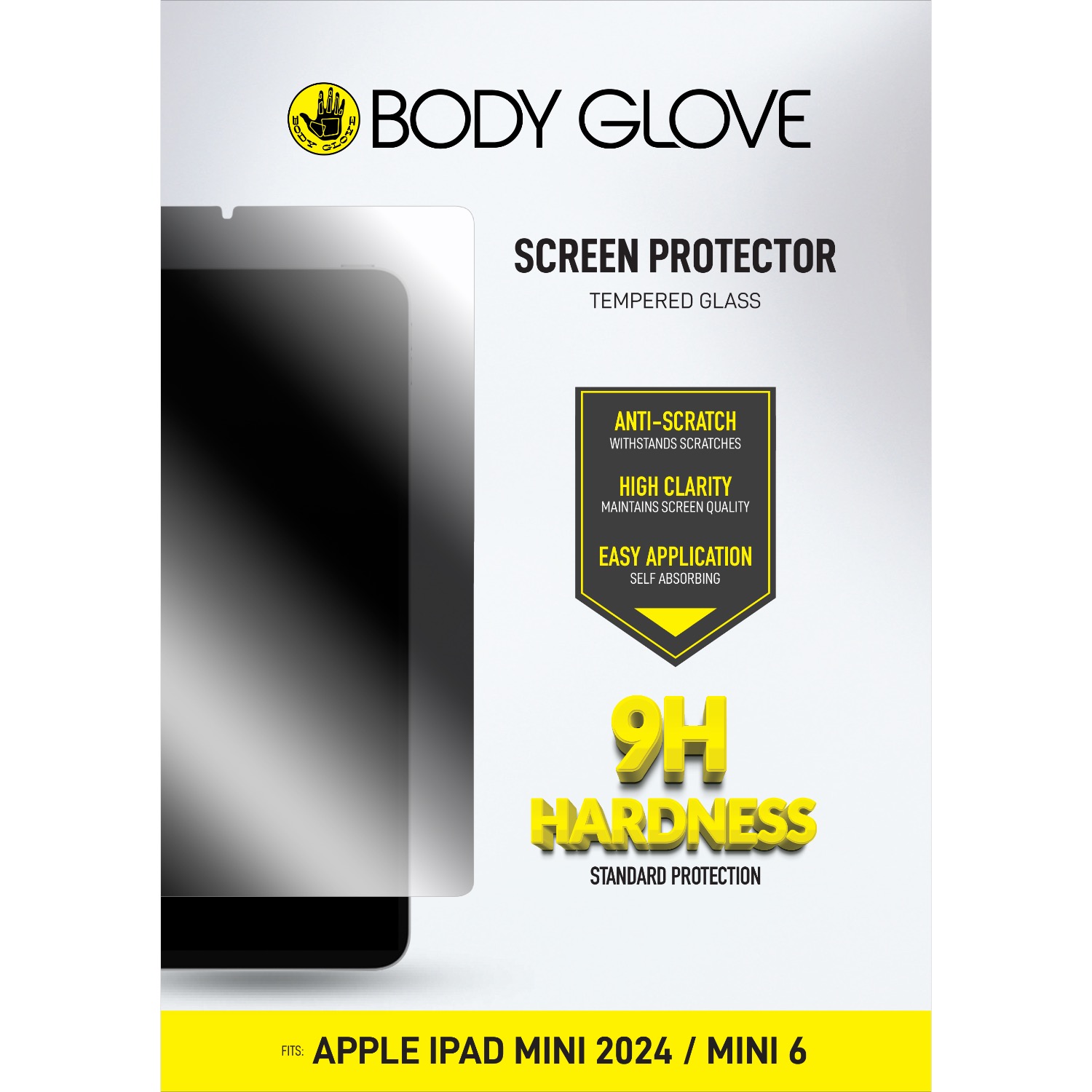 Body Glove Tempered Glass Screen Protector - Apple iPad Mini(2024)/iPad Mini 6 - Image 86