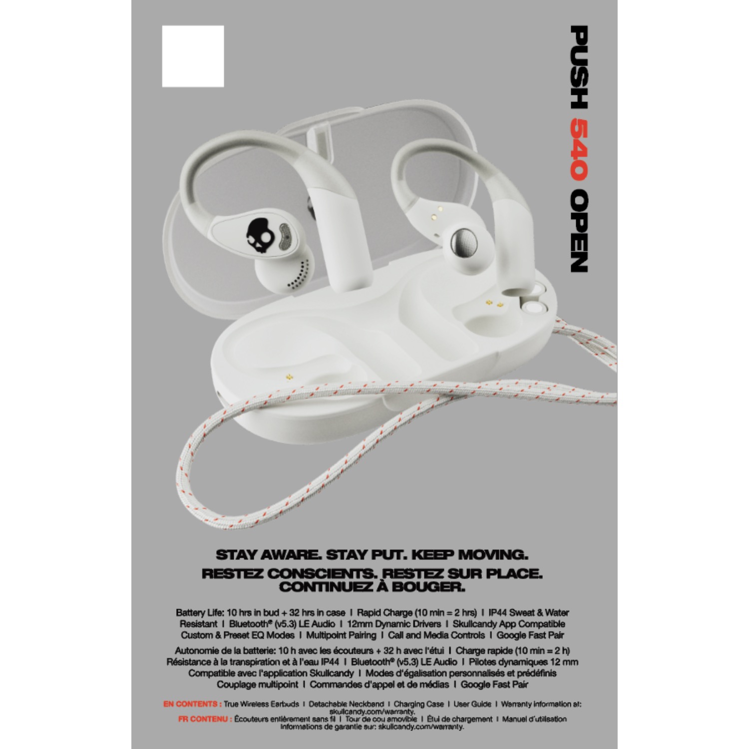 Skullcandy Push® 540 Open Ear - Bone - Image 8