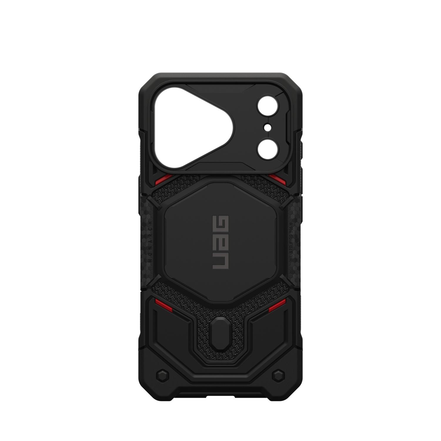 UAG Monarch Pro Magnet Case - Apple iPhone 18 Pro / 17 Pro - Kevlar Black - Image 12