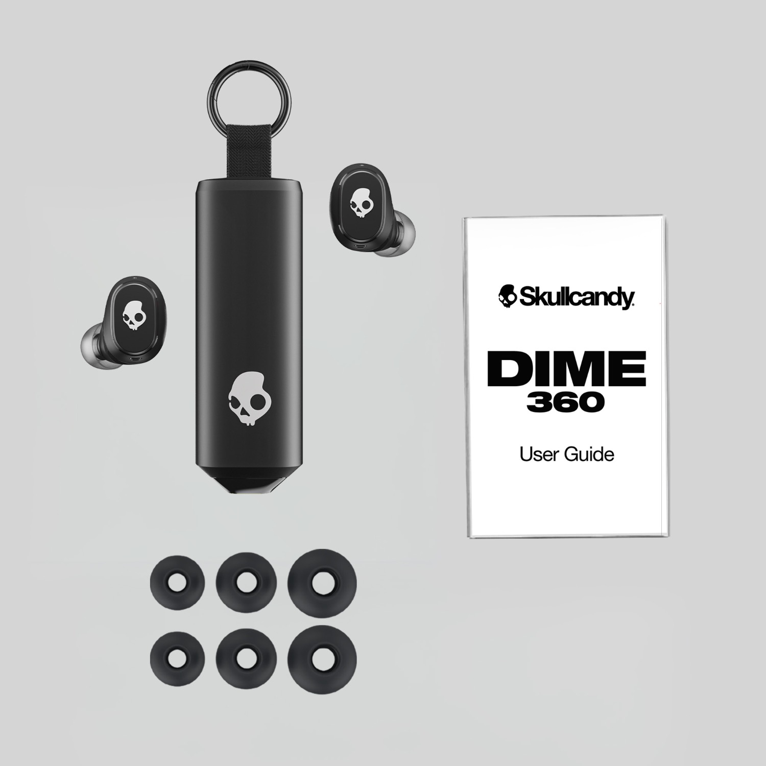 Skullcandy Dime® 360 Earbuds - Black - Image 7