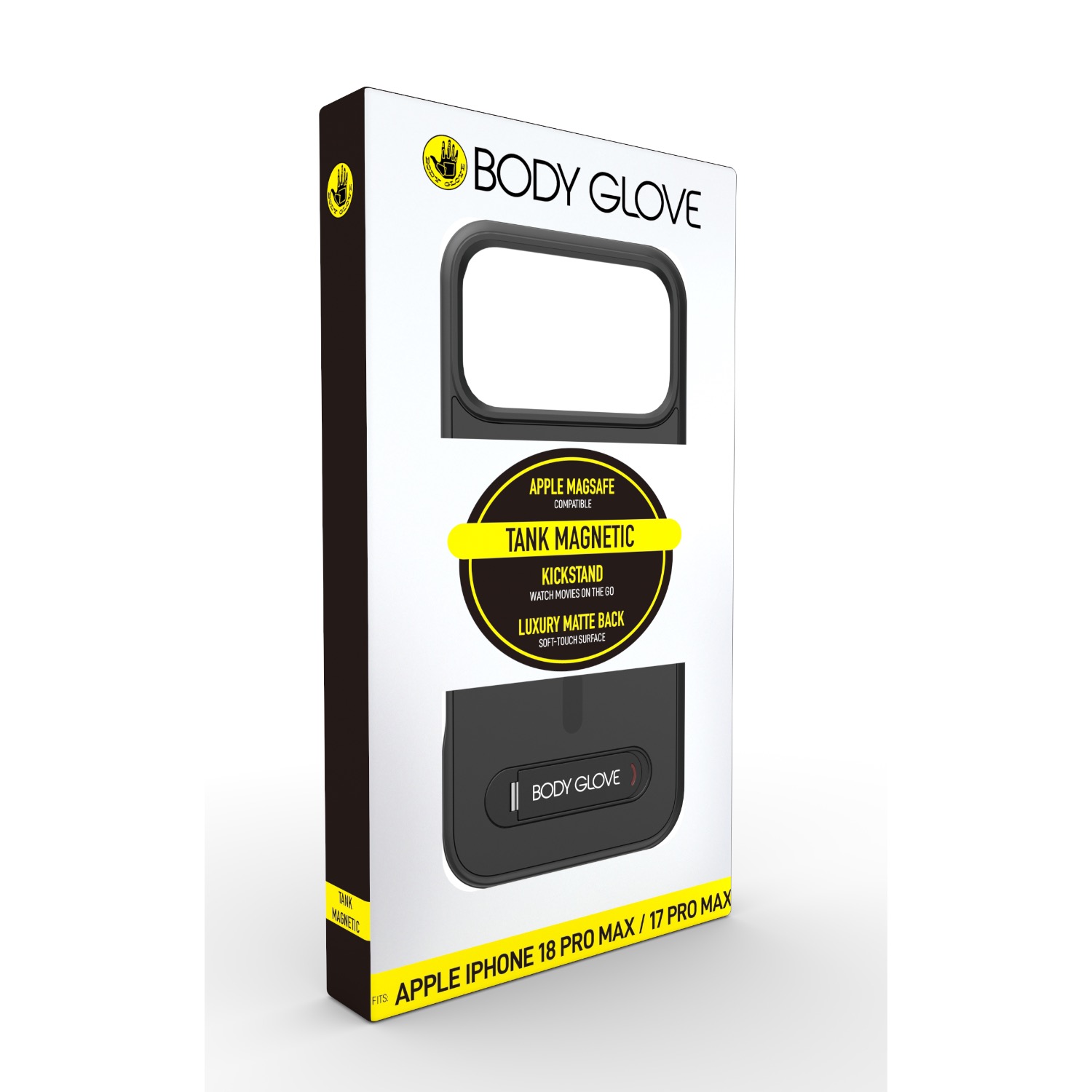 Body Glove Magnetic Tank Case With Stand - Apple iPhone 18 Pro Max / 17 Pro Max - Black - Image 18