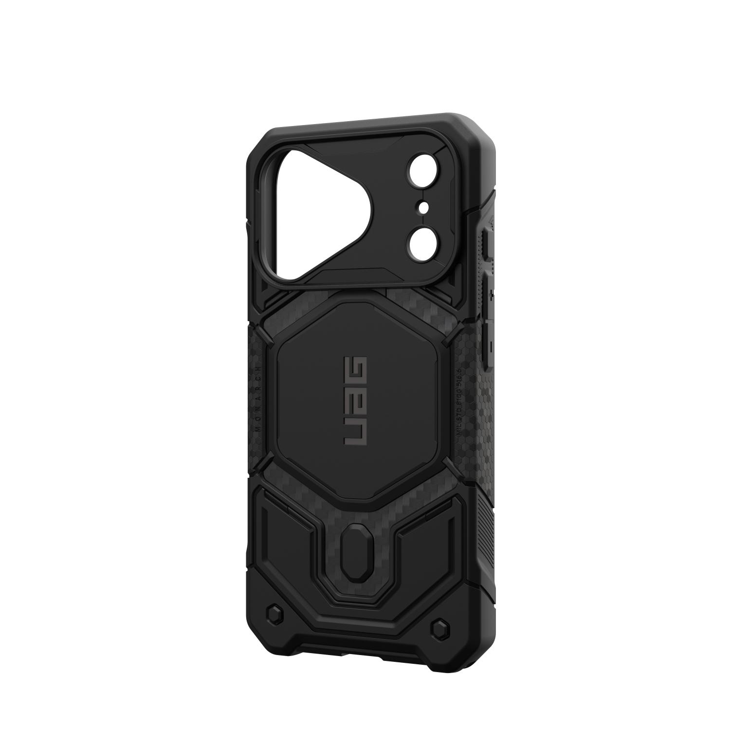 UAG Monarch Pro Magnet Case - Apple iPhone 18 Pro / 17 Pro - Carbon Fibre - Image 2