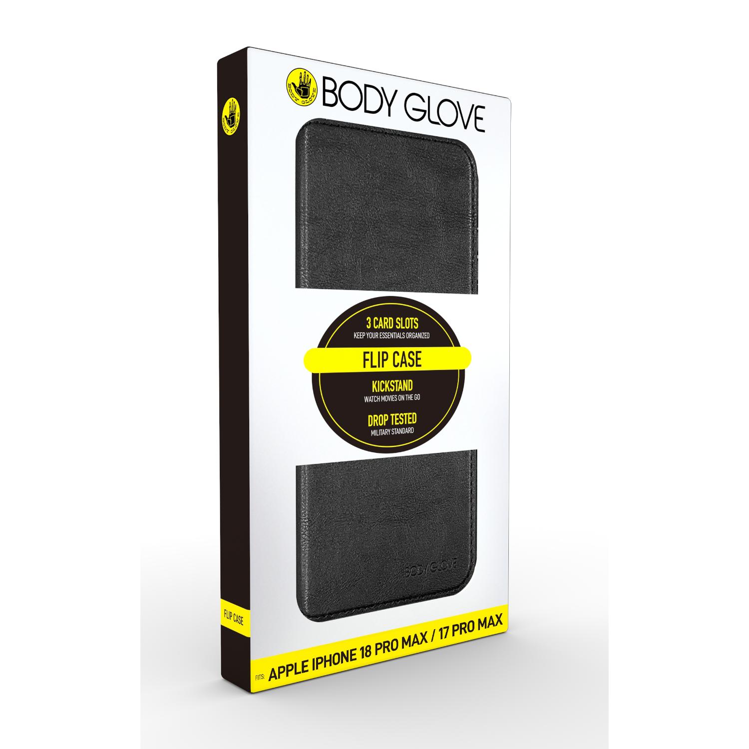 Body Glove Flip Series - Apple iPhone 18 Pro Max / 17 Pro Max - Black - Image 3