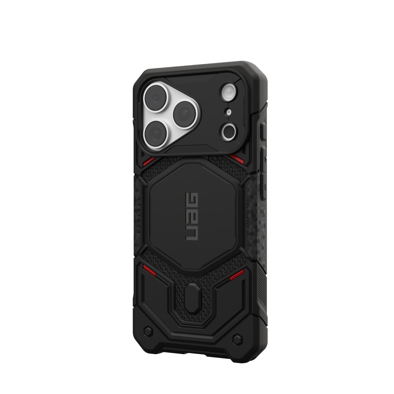 UAG Monarch Pro Magnet Case - Apple iPhone 18 Pro / 17 Pro - Kevlar Black - Image 11