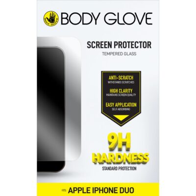 Body Glove Front Tempered Glass Sceen Protector - Apple iPhone Duo - Clear