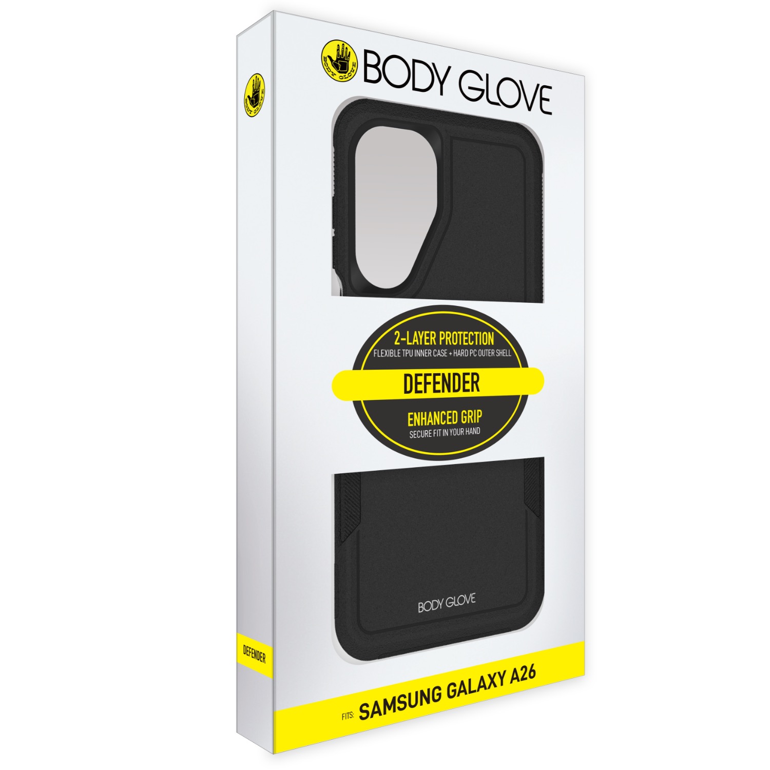 Body Glove Defender Case - Samsung Galaxy A26 - Black - Image 155