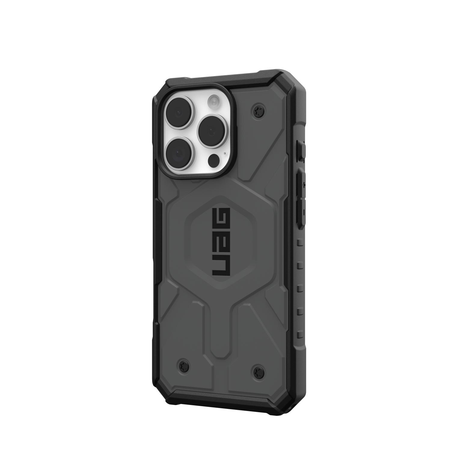 UAG Pathfinder Magsafe Case - Apple iPhone 16 Pro - Silver - Image 13