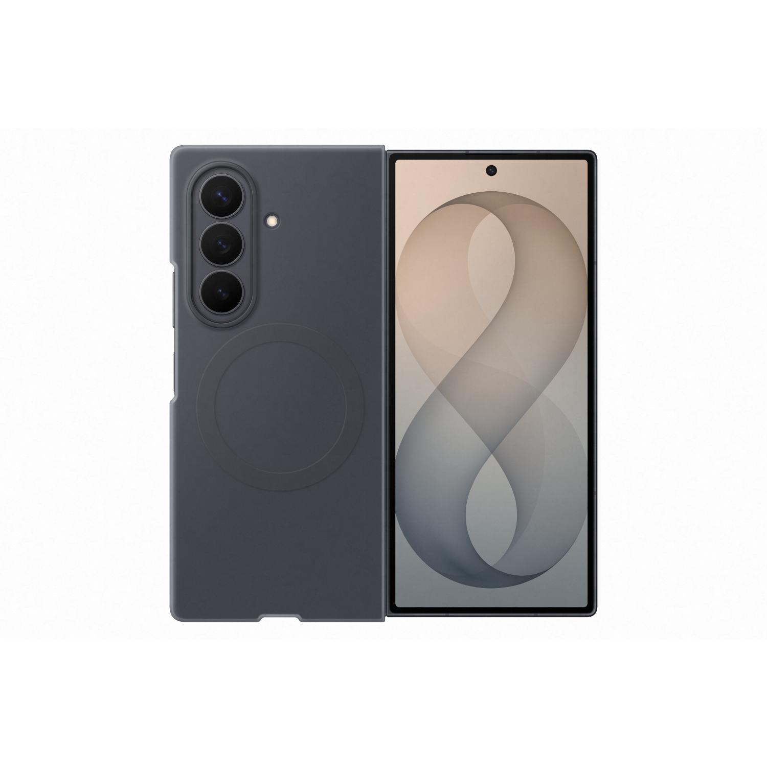 Samsung Silicone Magnet Cover With Ring - Samsung Galaxy Z Fold8 Ultra - Black - Image 9