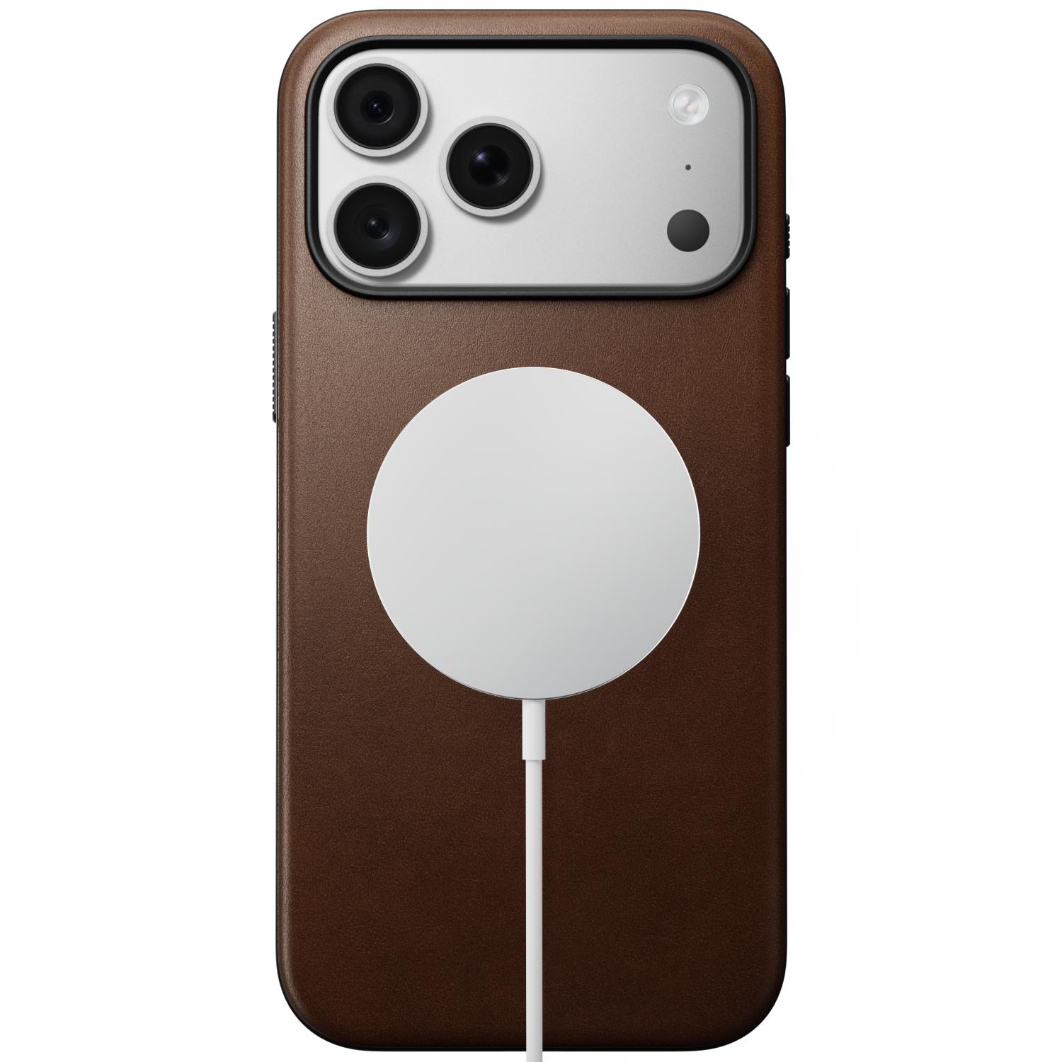 NOMAD Mag Modern Leather Case - Apple iPhone 18 Pro Max / 17 Pro Max - Brown - Image 19