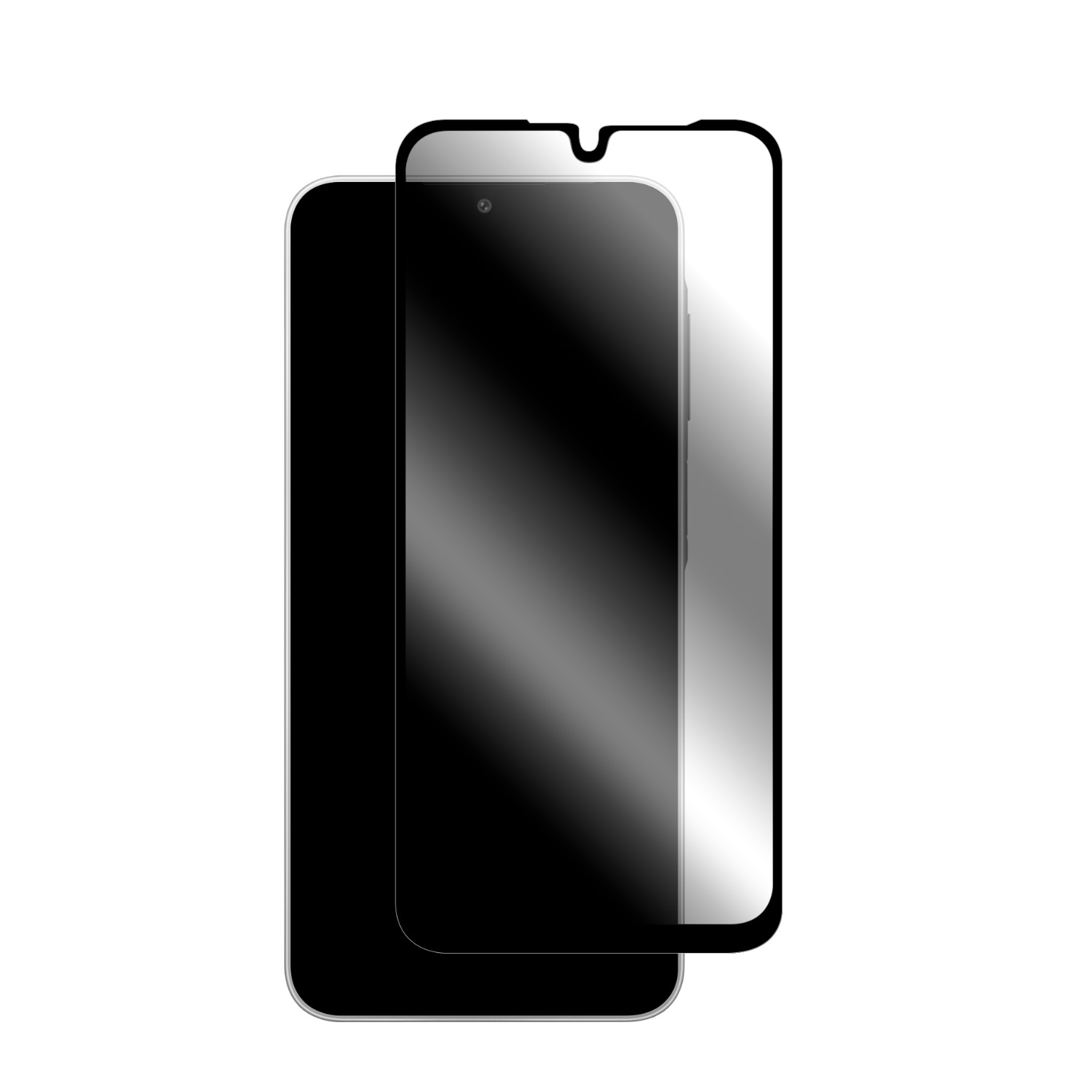 Body Glove Tempered Glass Screen Protector - Samsung Galaxy A17/A26/A16/VIVO V50 - Black Border - Image 53