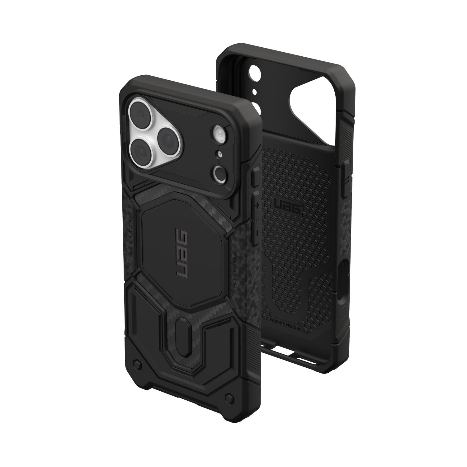 UAG Monarch Pro Magnet Case - Apple iPhone 18 Pro Max / 17 Pro Max - Carbon Fibre - Image 9