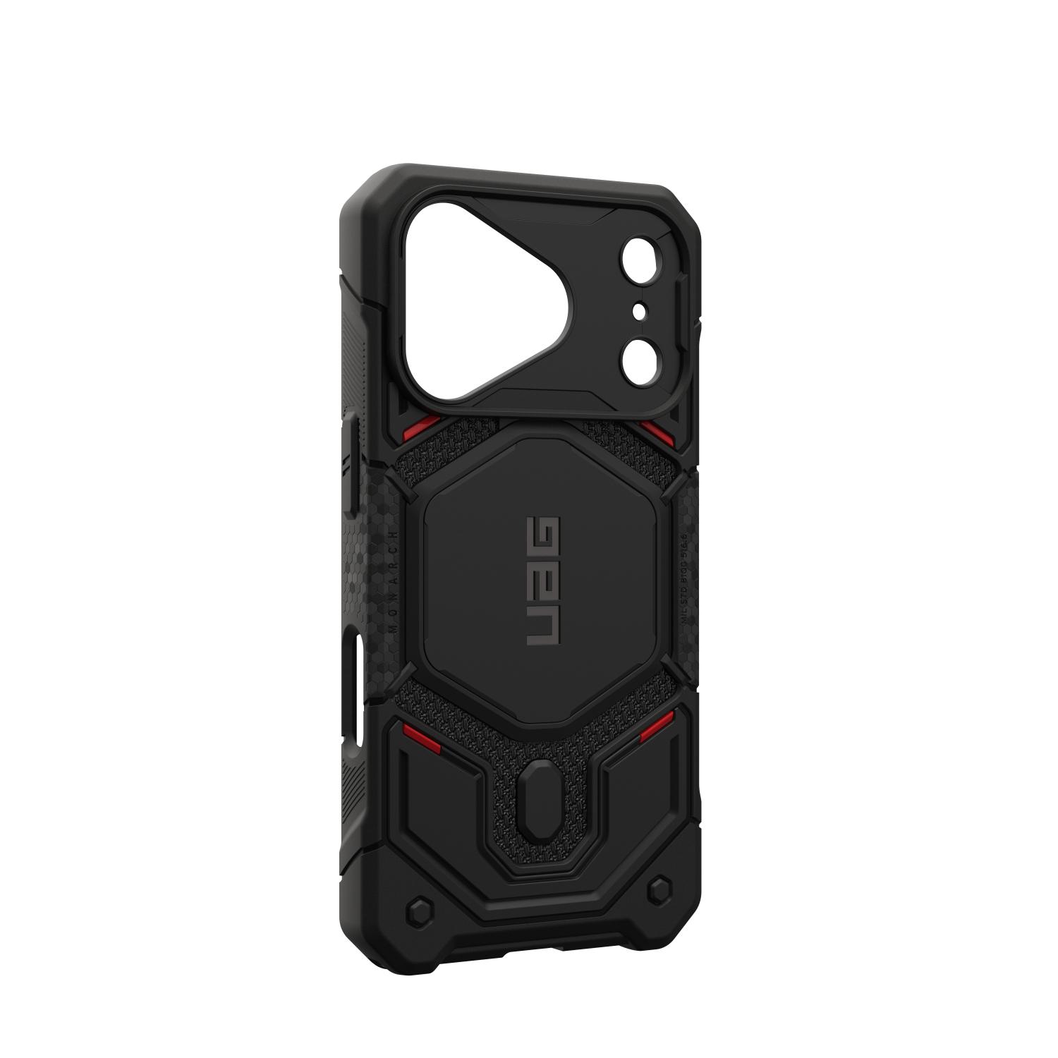 UAG Monarch Pro Magnet Case - Apple iPhone 18 Pro / 17 Pro - Kevlar Black - Image 3