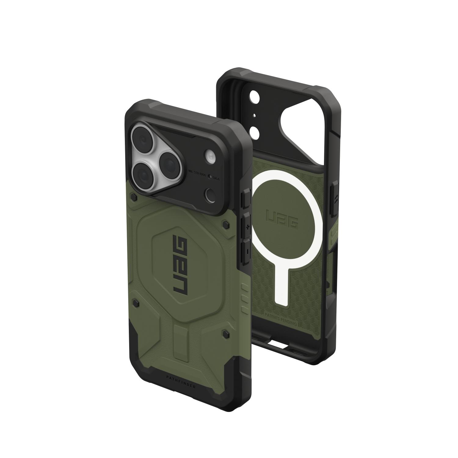 UAG Pathfinder Magnet Case - Apple iPhone 18 Pro / 17 Pro - Olive - Image 20
