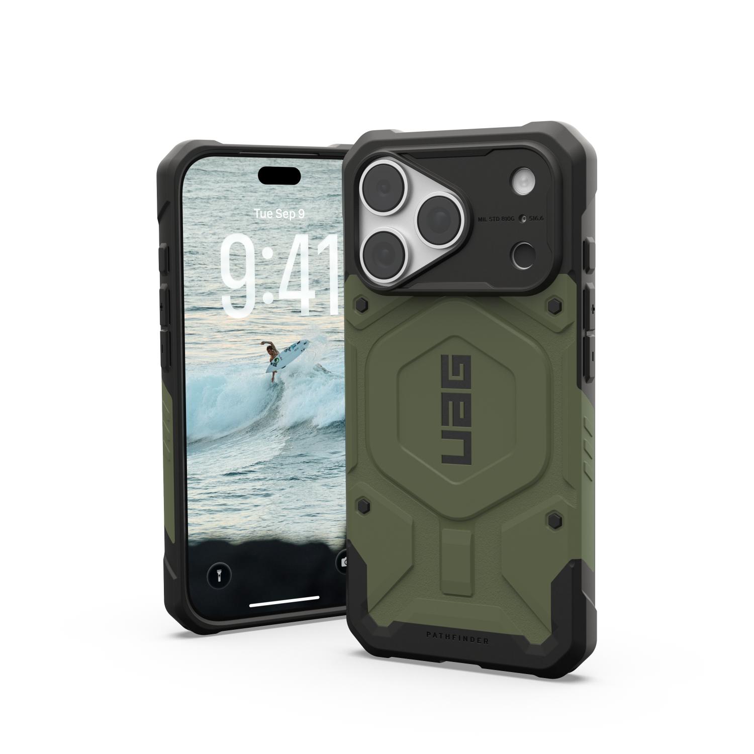 UAG Pathfinder Magnet Case - Apple iPhone 18 Pro / 17 Pro - Olive - Image 18