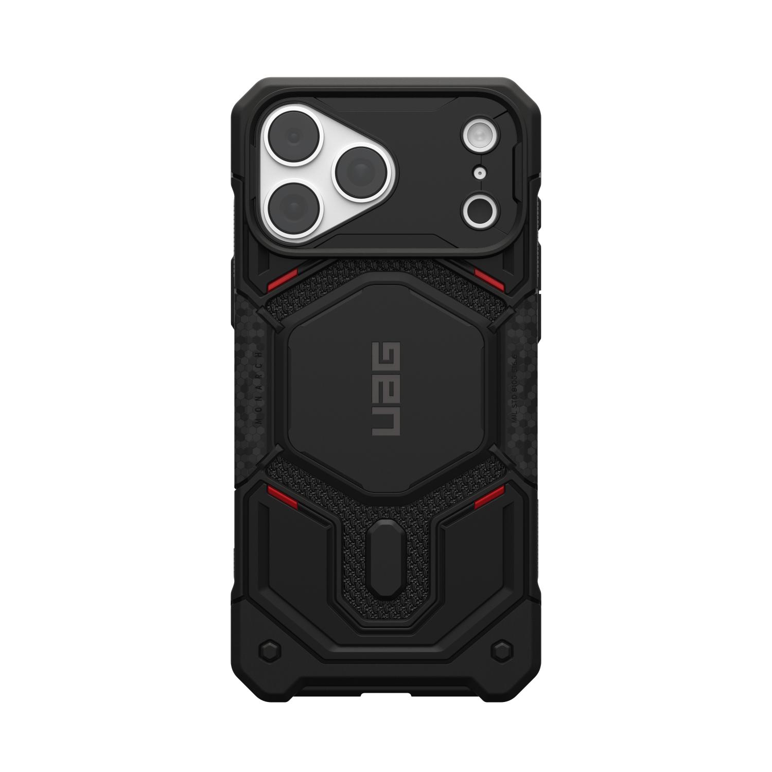 UAG Monarch Pro Magnet Case - Apple iPhone 18 Pro Max / 17 Pro Max - Kevlar Black - Image 21