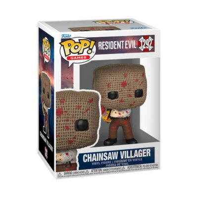 Funko Pop! Games: Resident Evil - Chainsaw Villager (Bloody)