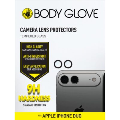 Body Glove Individual Lens Protectors - Apple iPhone Duo - Black Border