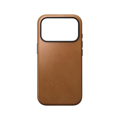 NOMAD Mag Modern Leather Case - Apple iPhone 18 Pro / 17 Pro - Tan