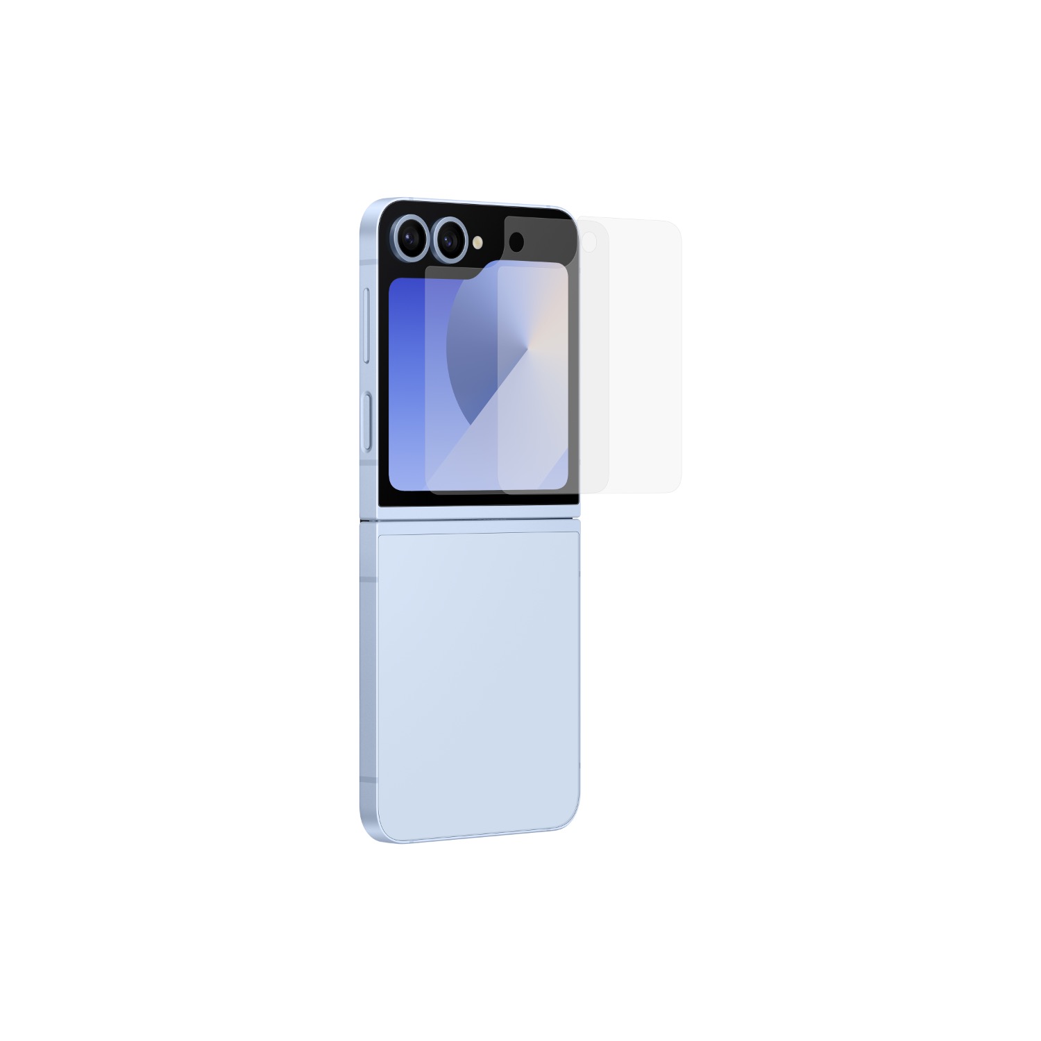 Samsung Front Screen Film Protector - Samsung Galaxy Z Flip6 - Clear - Image 28