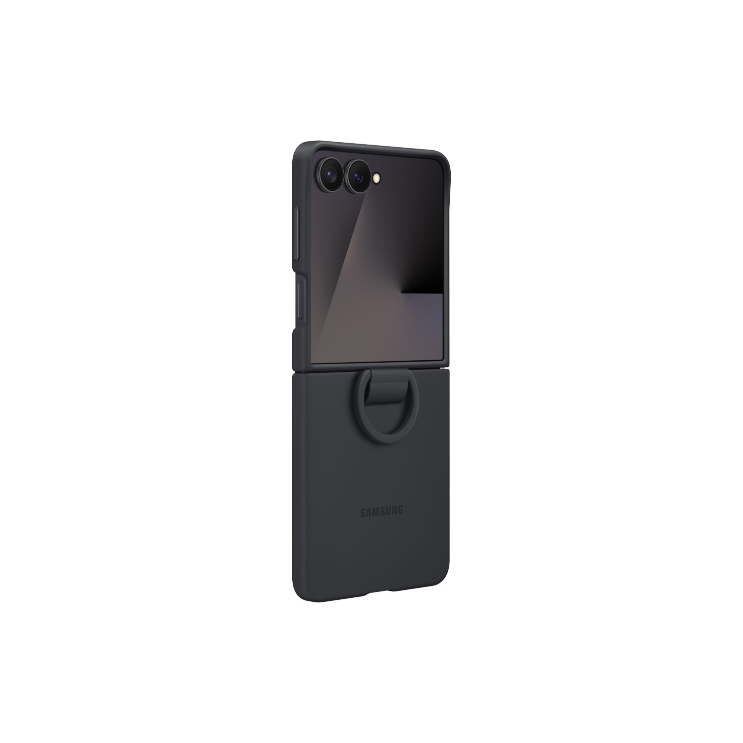 Samsung Silicone Cover With Ring - Samsung Galaxy Z Flip7 - Black - Image 114