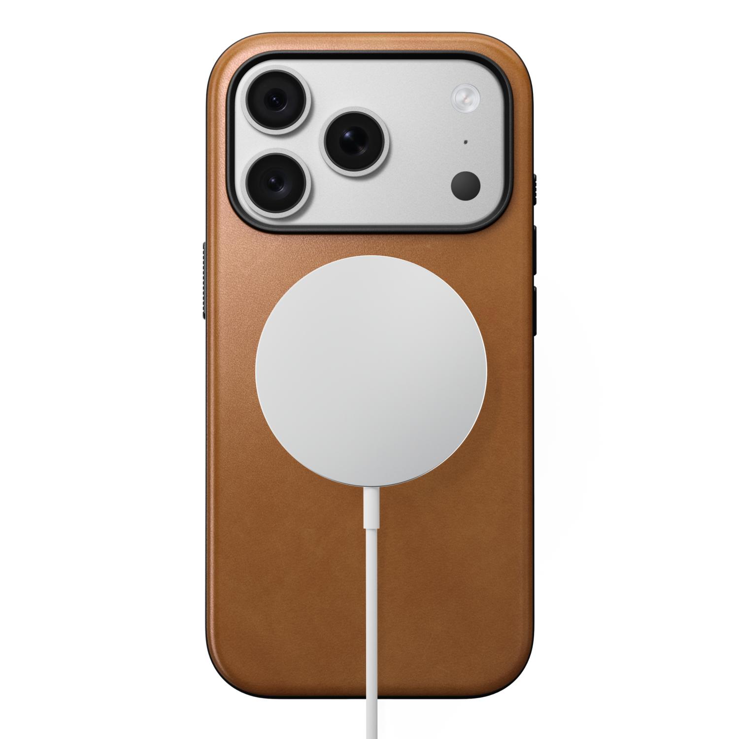 NOMAD Mag Modern Leather Case - Apple iPhone 18 Pro / 17 Pro - Tan - Image 8