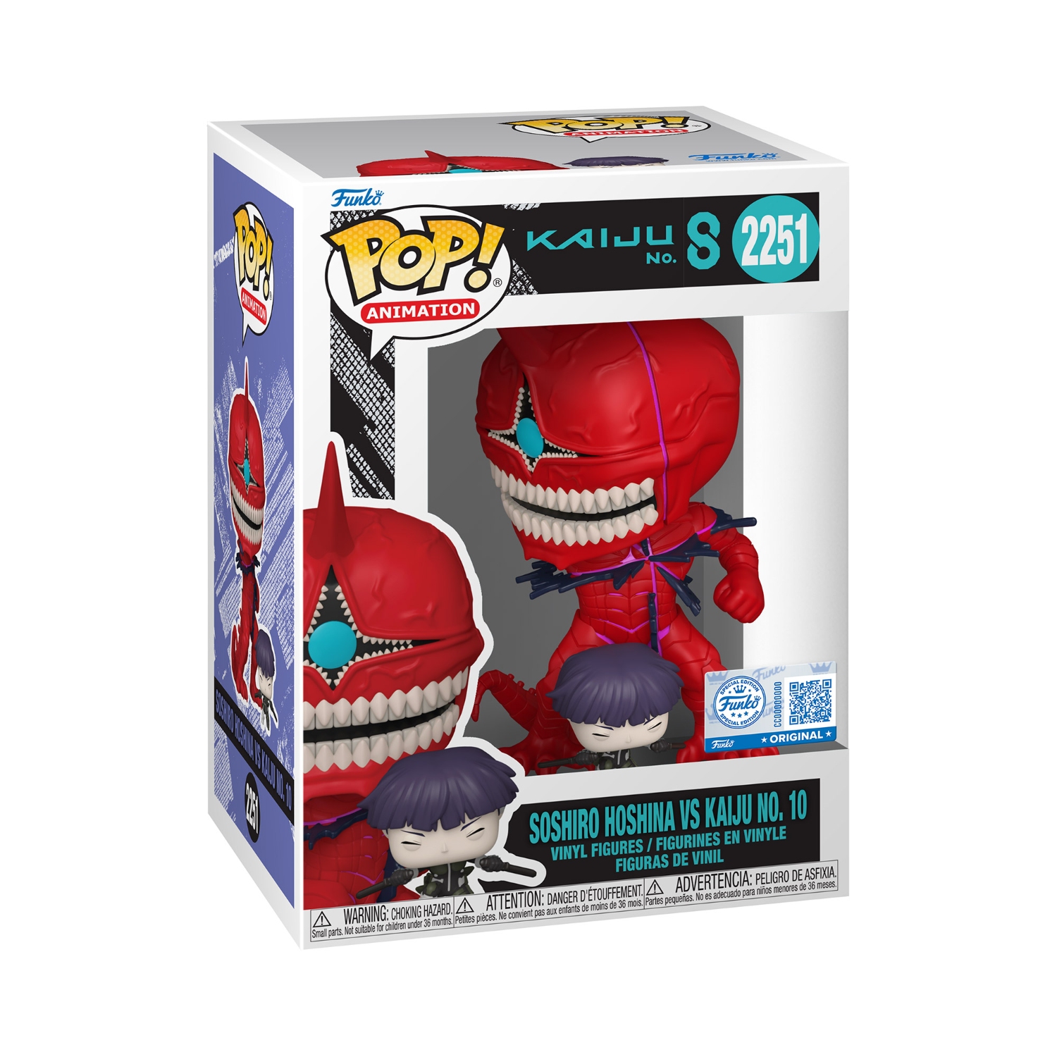 Funko Pop! & Buddy Animation: Kaiju No. 8 - Soshiro Hoshina vs Kaiju No. 10 (Special Edition) - Image 31