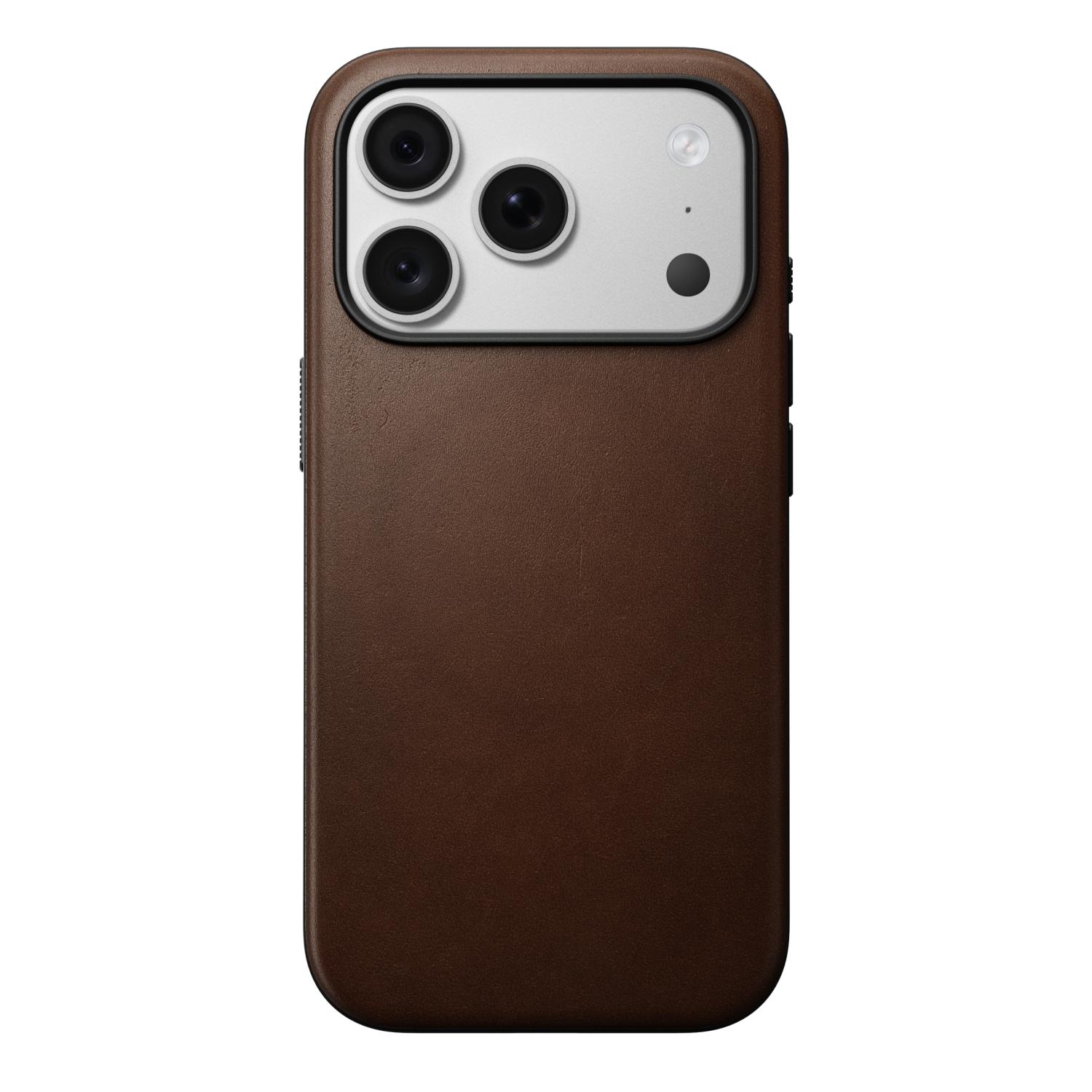NOMAD Mag Modern Leather Case - Apple iPhone 18 Pro / 17 Pro - Brown - Image 20
