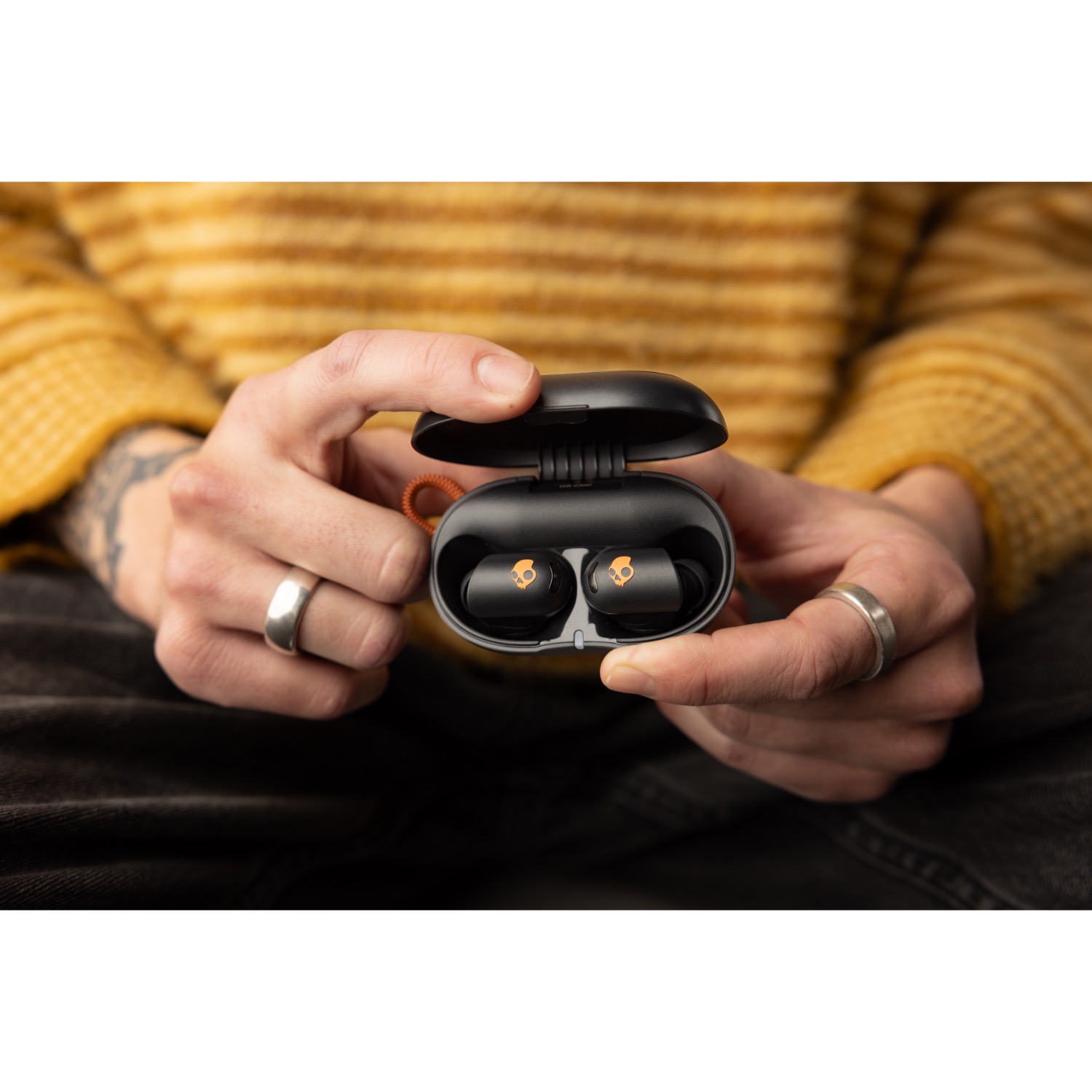 Skullcandy Sesh® ANC Active True Wireless Earbuds - Black/Orange - Image 73