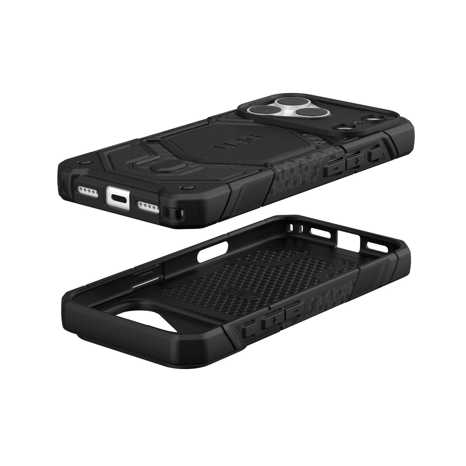 UAG Monarch Pro Magnet Case - Apple iPhone 18 Pro / 17 Pro - Carbon Fibre - Image 19