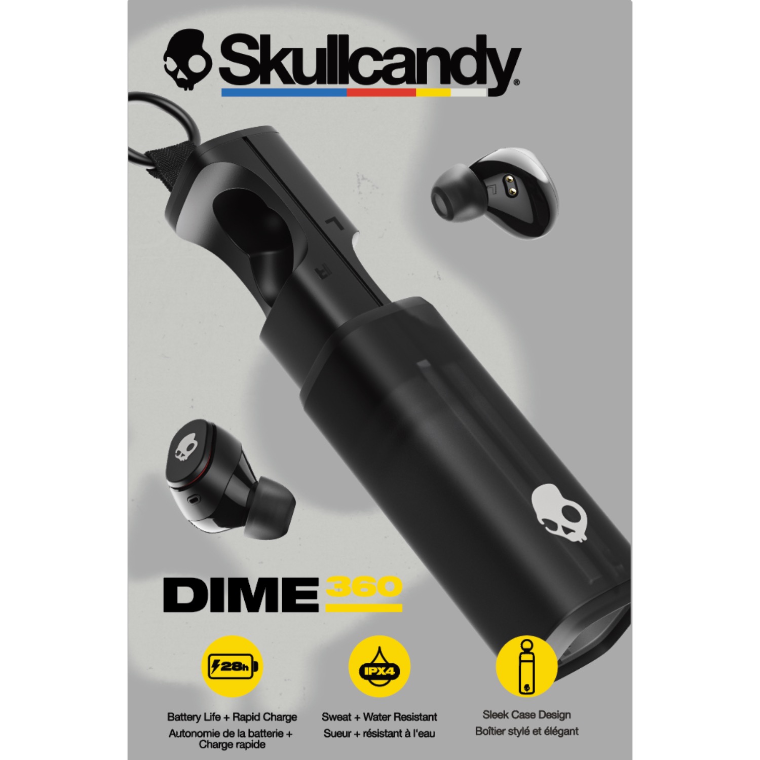Skullcandy Dime® 360 Earbuds - Black - Image 8