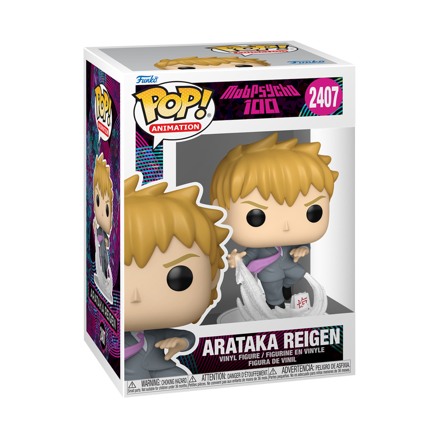 Funko Pop! Animation: Mob Psycho 100 - Arataka Reigen - Image 3