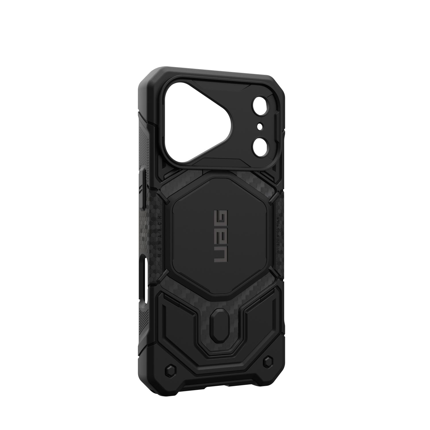 UAG Monarch Pro Magnet Case - Apple iPhone 18 Pro / 17 Pro - Carbon Fibre - Image 3
