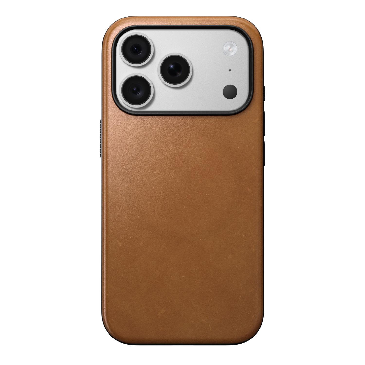 NOMAD Mag Modern Leather Case - Apple iPhone 18 Pro / 17 Pro - Tan - Image 20
