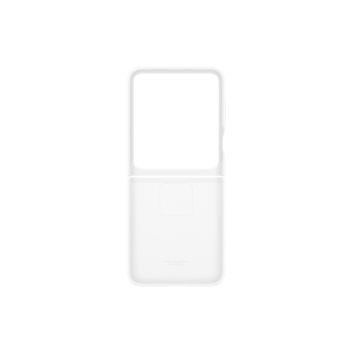 Samsung Silicone Cover With Ring - Samsung Galaxy Z Flip7 FE / Flip6 - White - Image 97