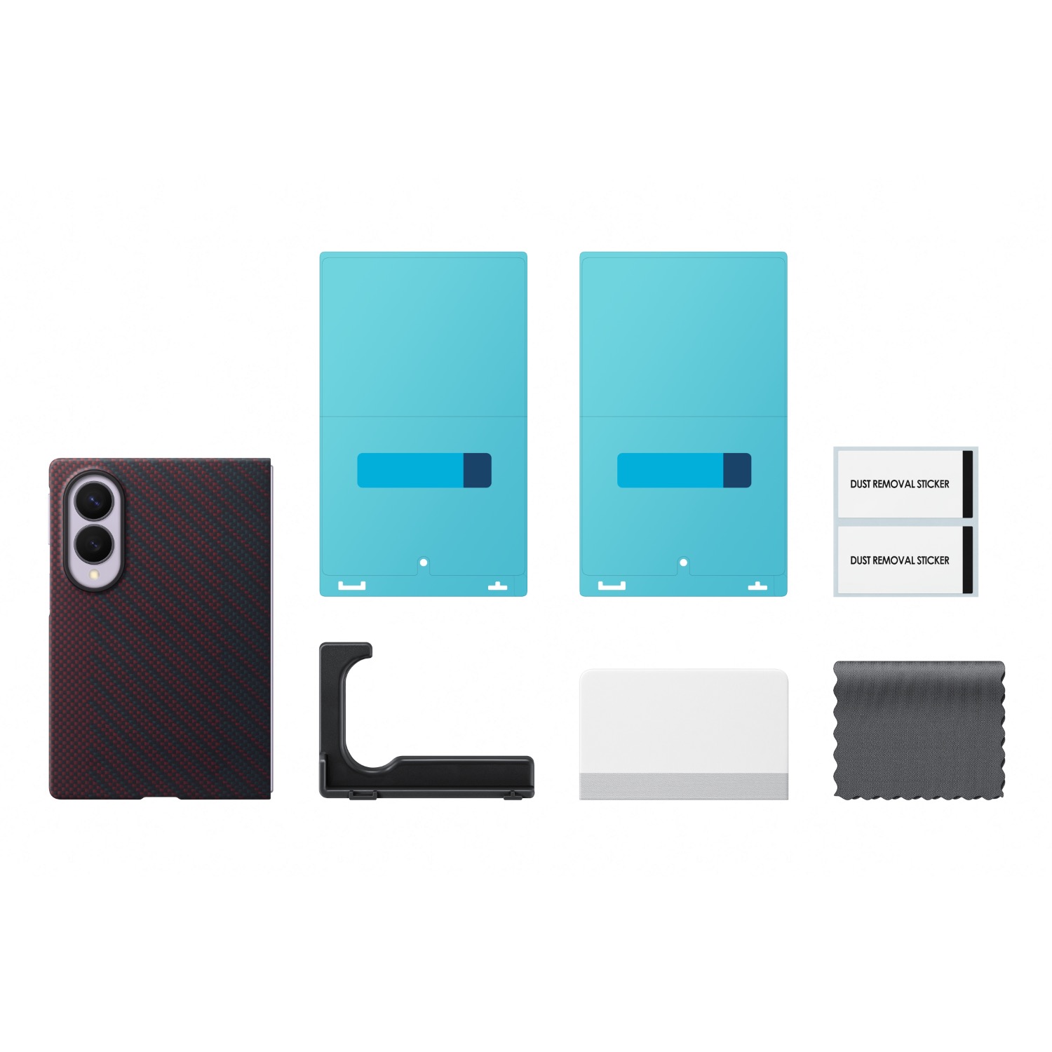 Samsung Carbon Magnet Case - Samsung Galaxy Z Fold8 - Red - Image 10