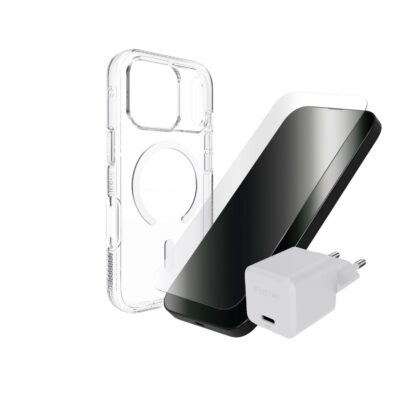 ZAGG Phone Case / Screenguard / Wall Charger Premium Bundle - Apple iPhone 18 Pro / iPhone 17 Pro
