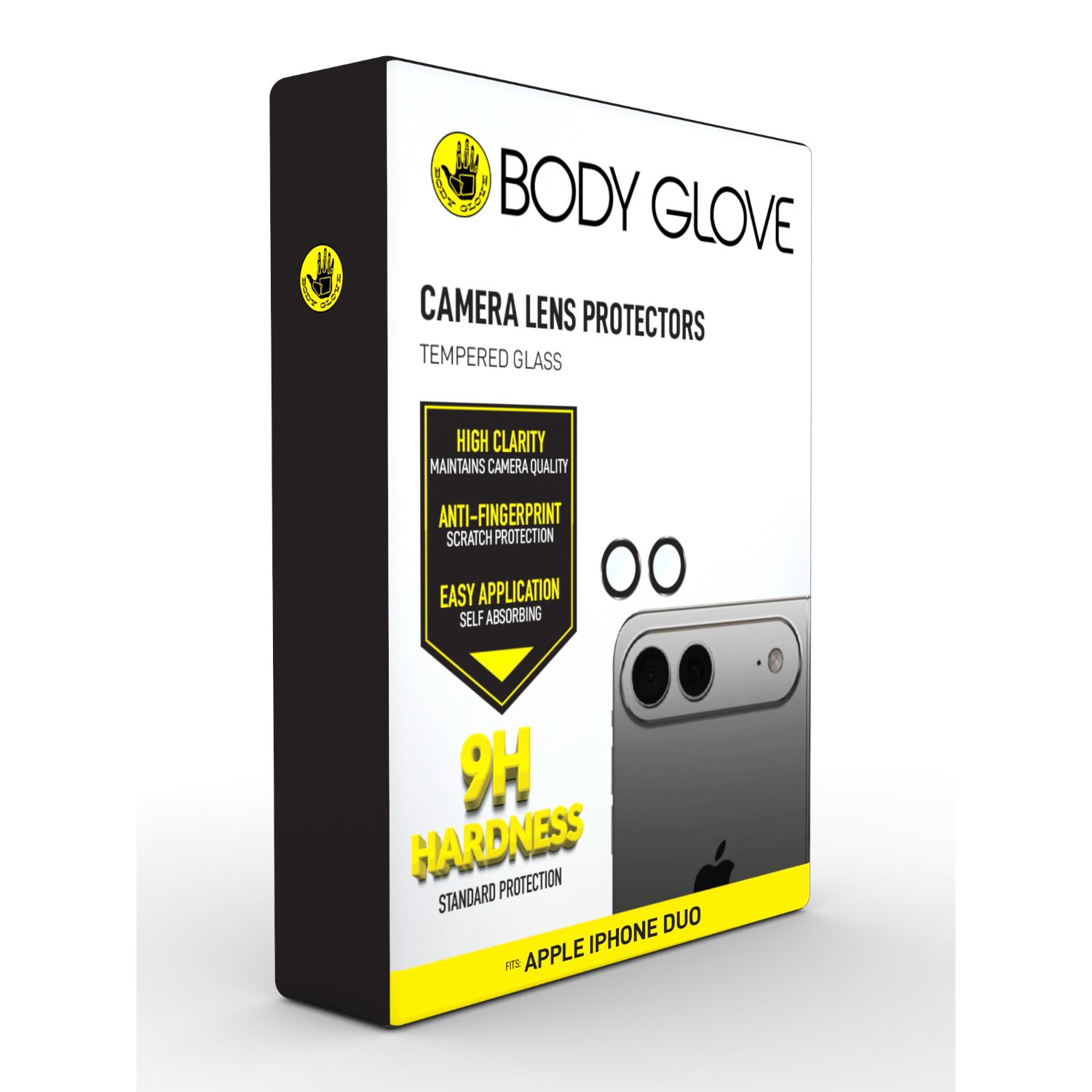 Body Glove Individual Lens Protectors - Apple iPhone Duo - Black Border - Image 4