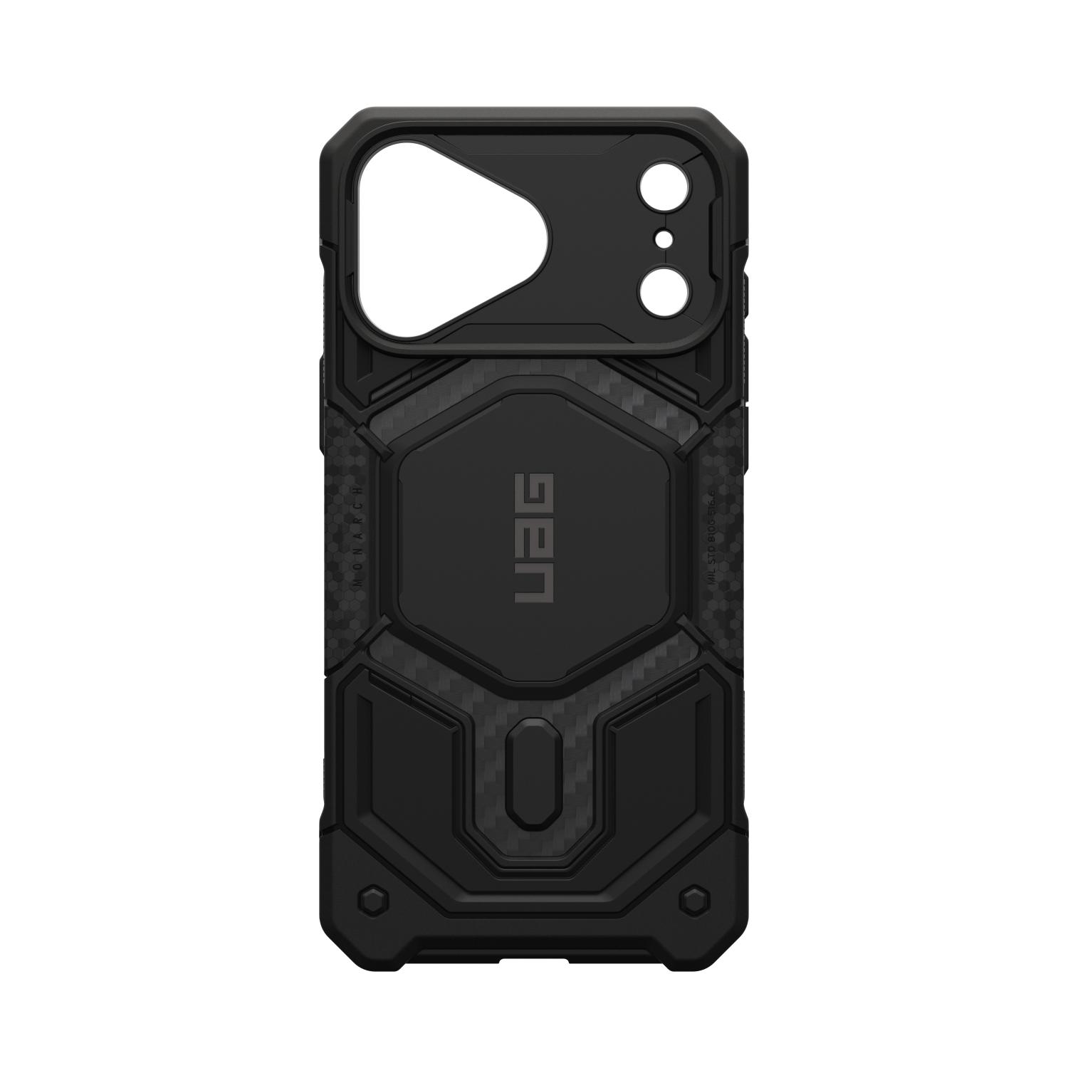 UAG Monarch Pro Magnet Case - Apple iPhone 18 Pro Max / 17 Pro Max - Carbon Fibre - Image 12
