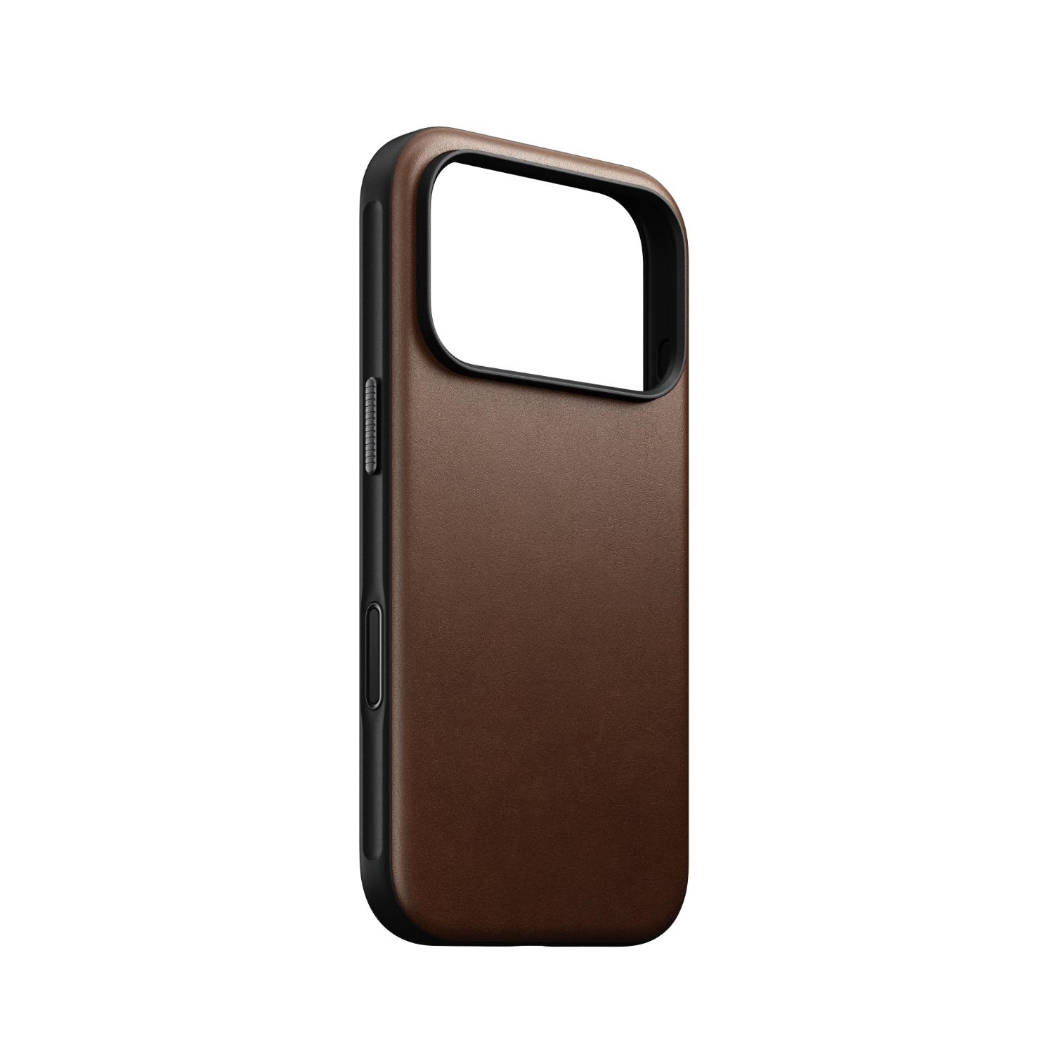 NOMAD Mag Modern Leather Case - Apple iPhone 18 Pro / 17 Pro - Brown - Image 3