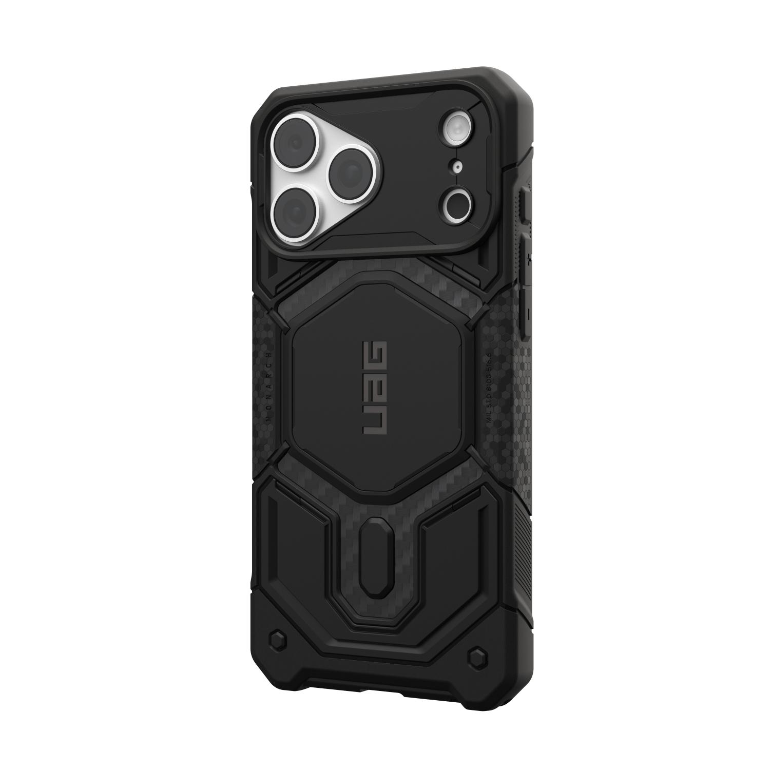 UAG Monarch Pro Magnet Case - Apple iPhone 18 Pro Max / 17 Pro Max - Carbon Fibre - Image 11