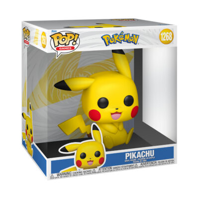 Funko Pop! Jumbo Games: Pokémon- - Pikachu