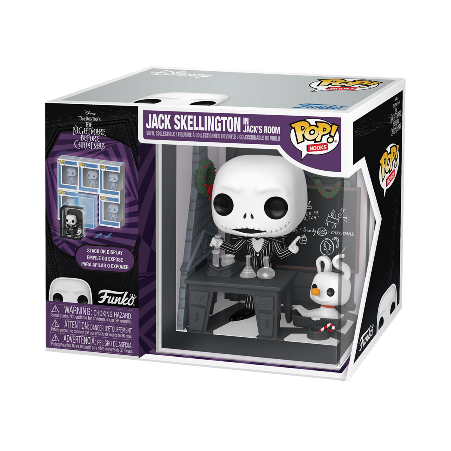 Funko Pop! Nooks: Disney Tim Burtons The Nightmare Before Christmas - Jack Skellington In Jacks Room - Image 7