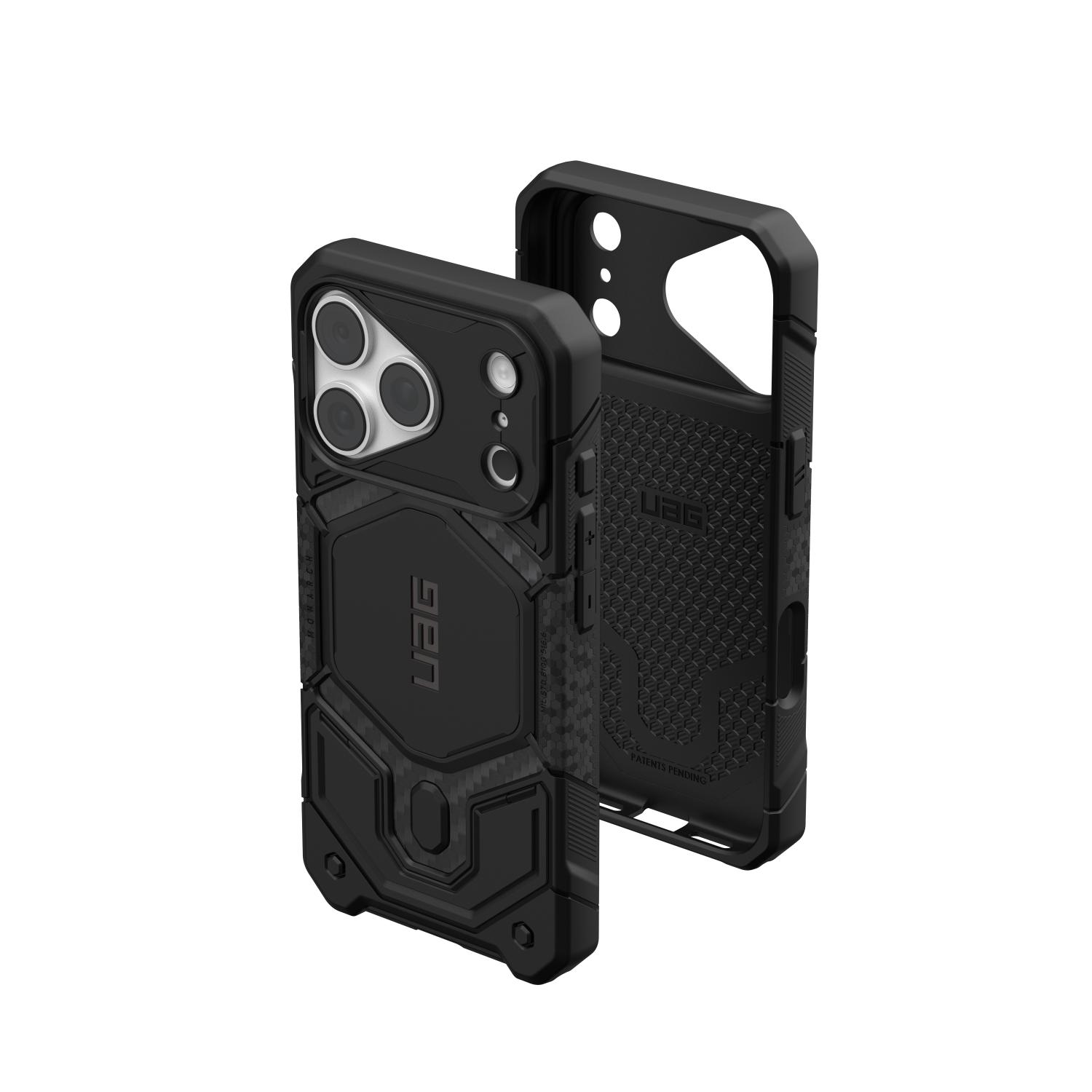 UAG Monarch Pro Magnet Case - Apple iPhone 18 Pro / 17 Pro - Carbon Fibre - Image 9