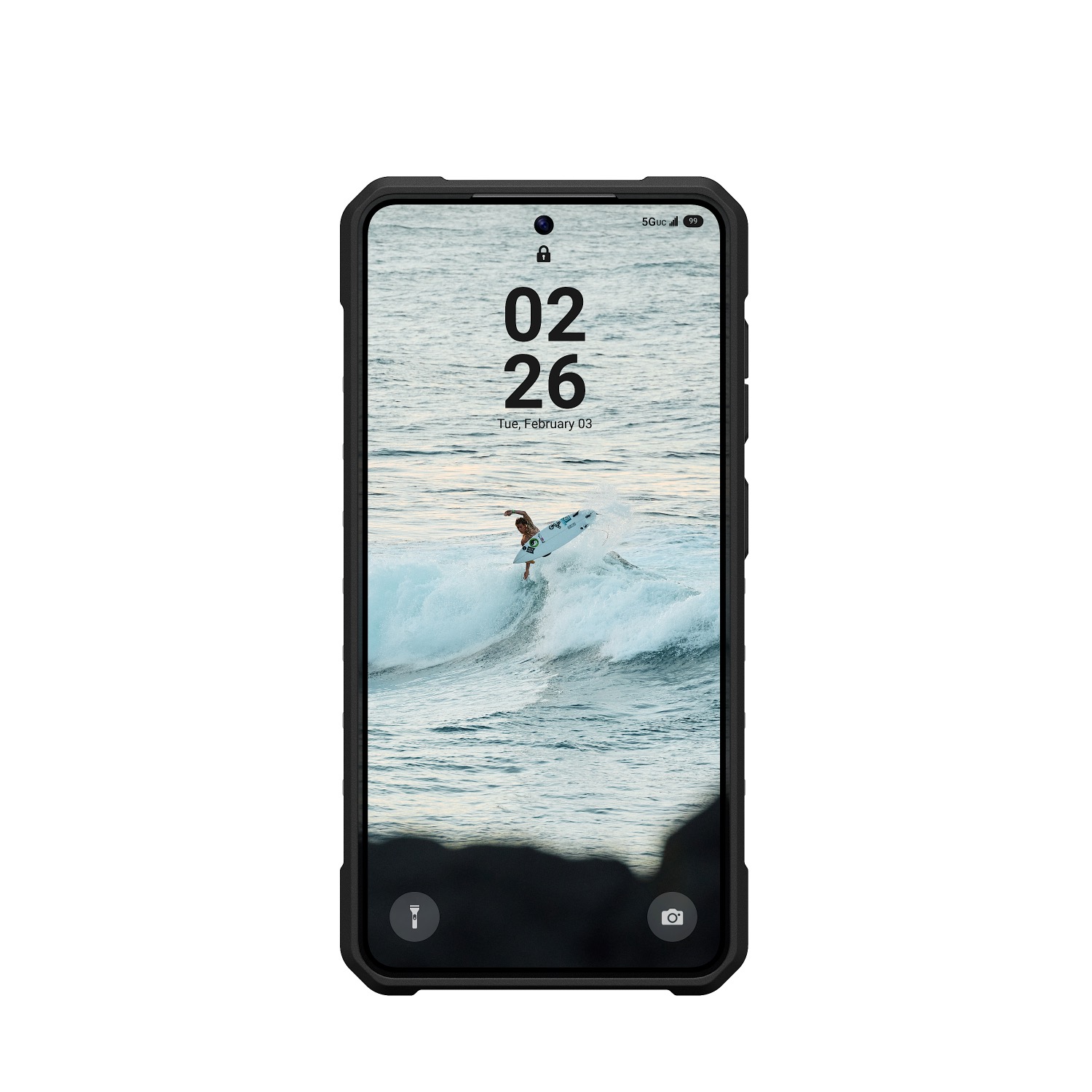 UAG Pathfinder Clear Magnetic Case - Samsung Galaxy S26 - Ash & Black - Image 24