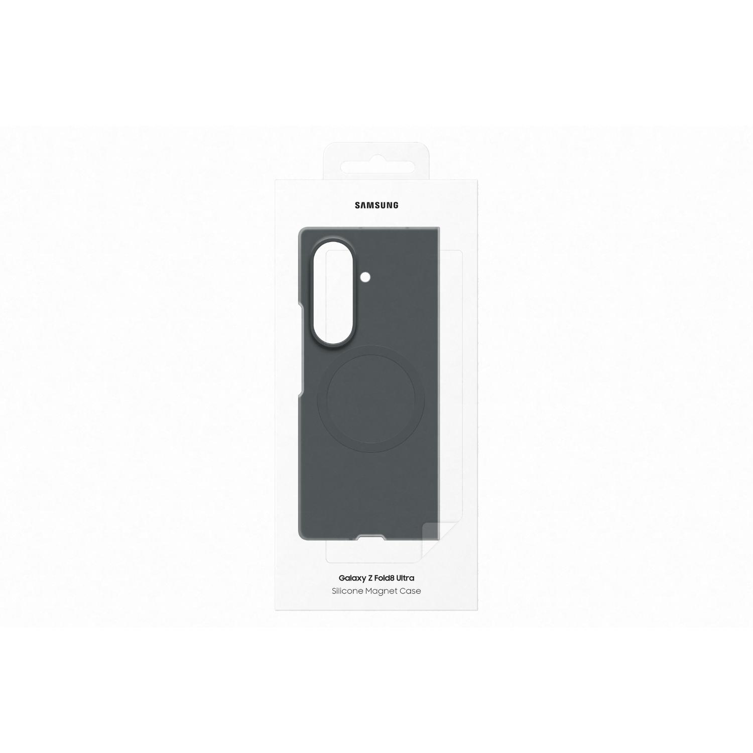 Samsung Silicone Magnet Cover With Ring - Samsung Galaxy Z Fold8 Ultra - Black - Image 12