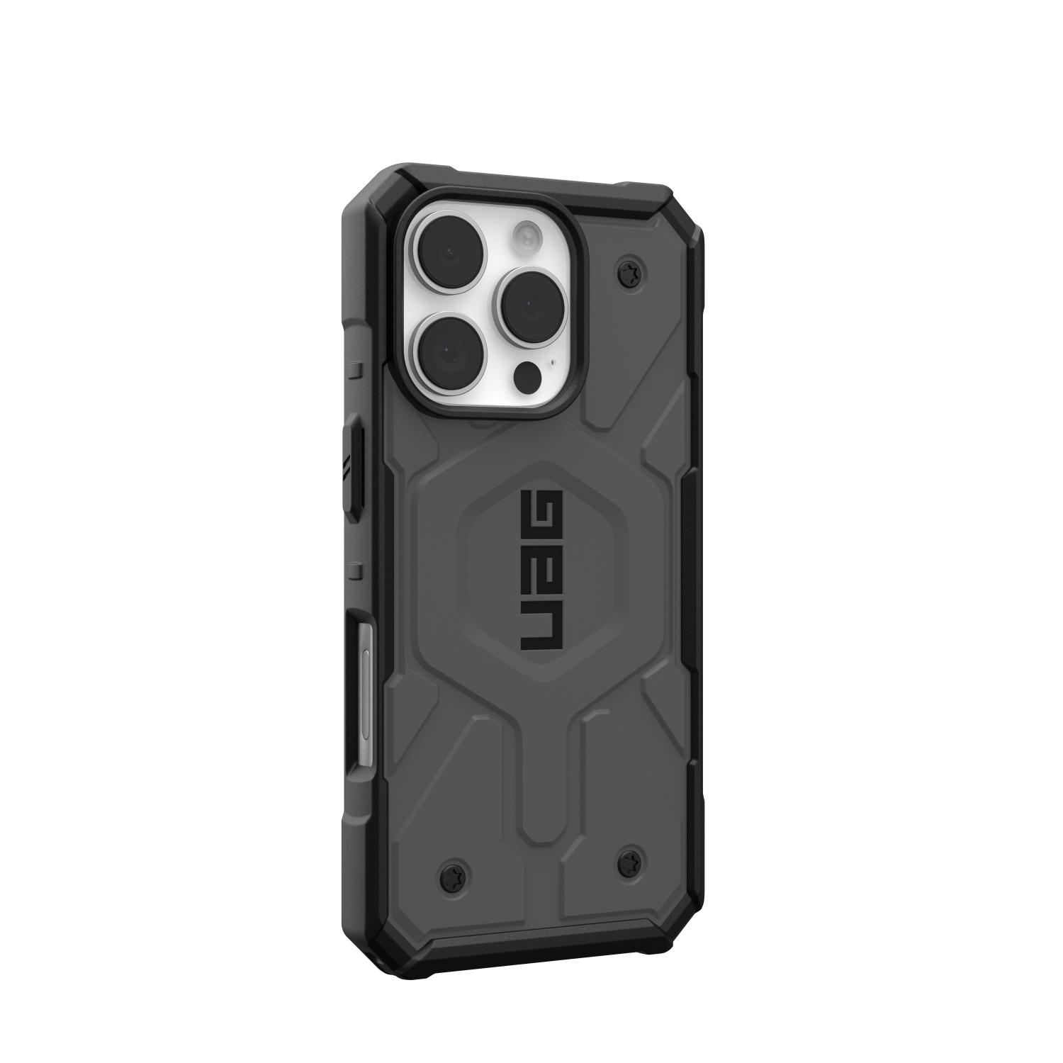 UAG Pathfinder Magsafe Case - Apple iPhone 16 Pro - Silver - Image 14