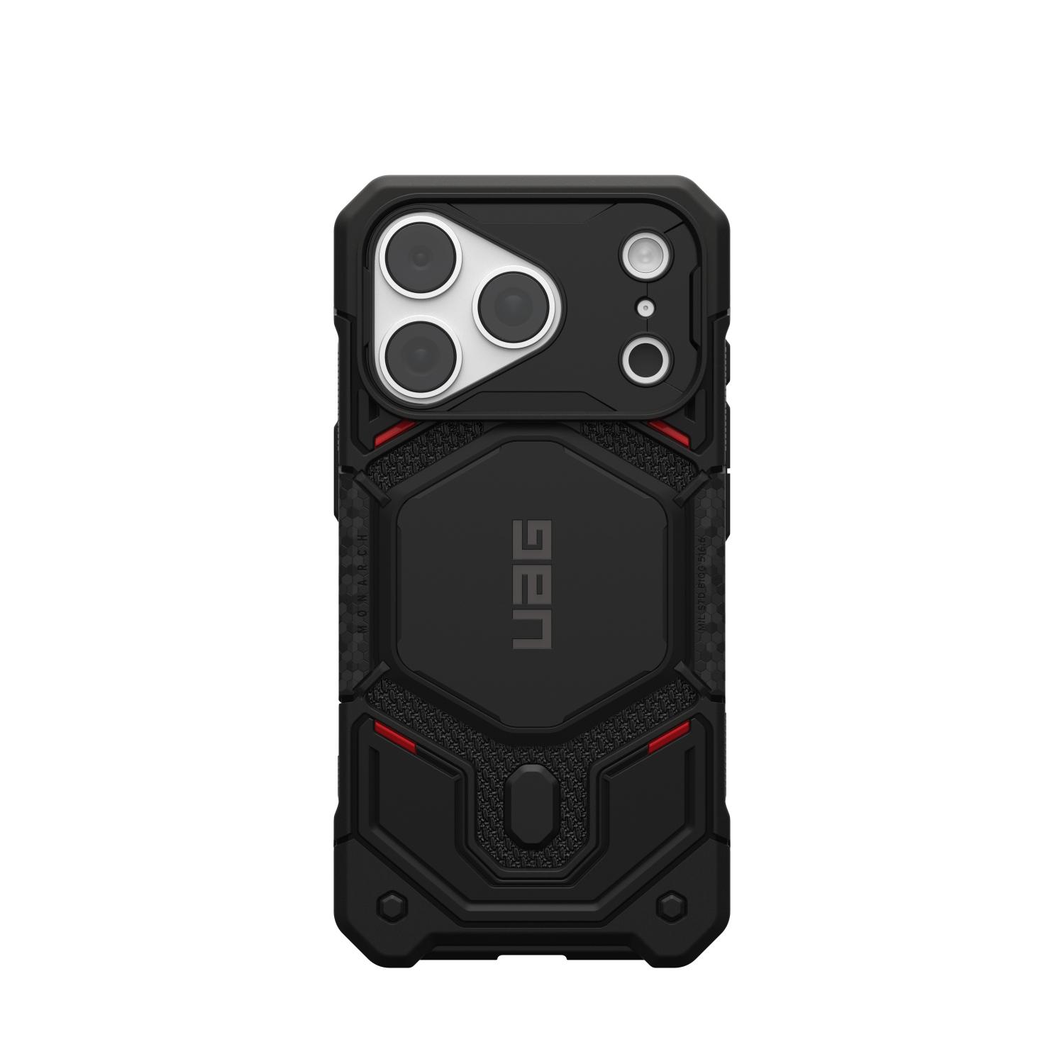 UAG Monarch Pro Magnet Case - Apple iPhone 18 Pro / 17 Pro - Kevlar Black - Image 21