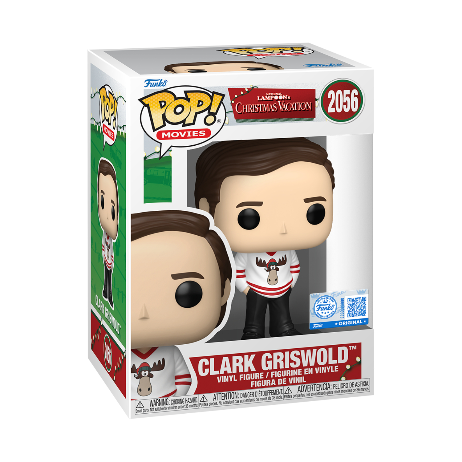 Funko Pop! Movies: National Lampoon’s Christmas Vacation - Clark Griswold (Hockey Jersey)(Special Edition) - Image 3